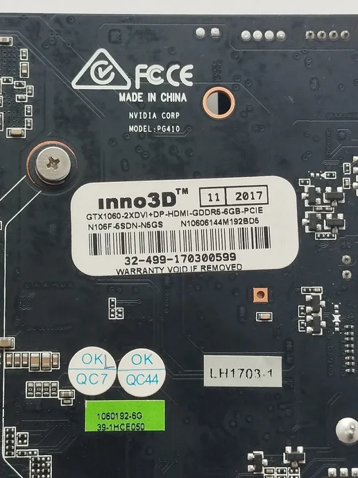 Видеокарта 1060 6gb, 6 ГБ, фото 4