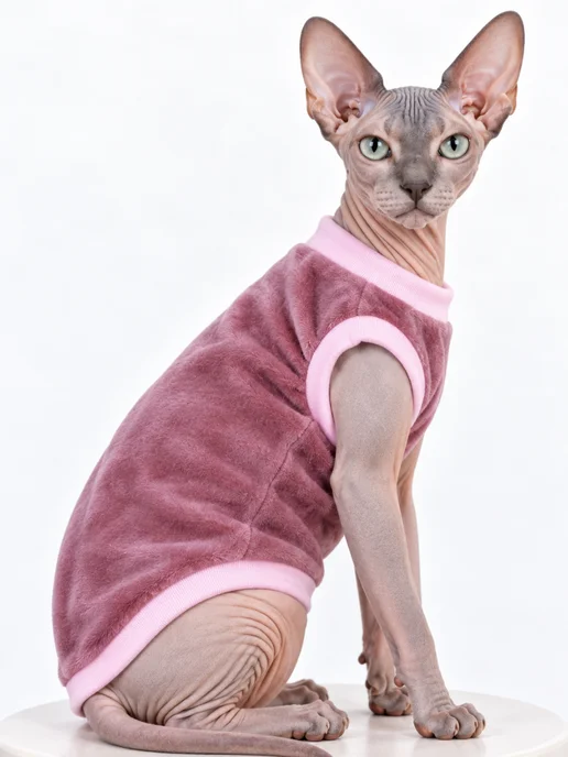 MEOWme Теплая велюровая одежда для кошек, собак, велюровая, фото 3