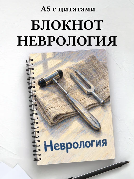 Блокнот Неврология с мотивирующими цитатами
