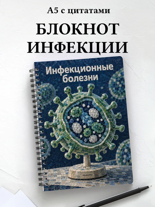 Блокнот Инфекционные болезни с мотивирующими цитатами