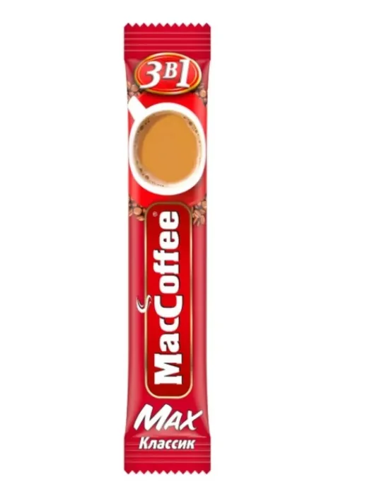 Кофейный напиток MacCoffee Maх 3в1 Классик растворимый 3в1, вариант, фото 4