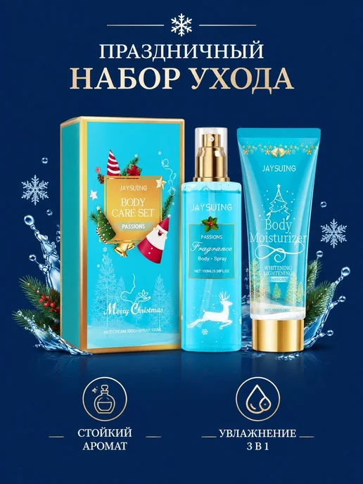 Набор для тела увлажняющий лосьон и ароматный спрей для кожи, вариант, фото 3