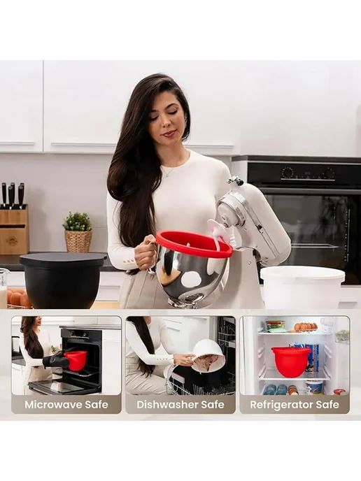 Набор из 3 силиконовых вкладышей для миксера KitchenAid 5 кв, вариант, фото 3