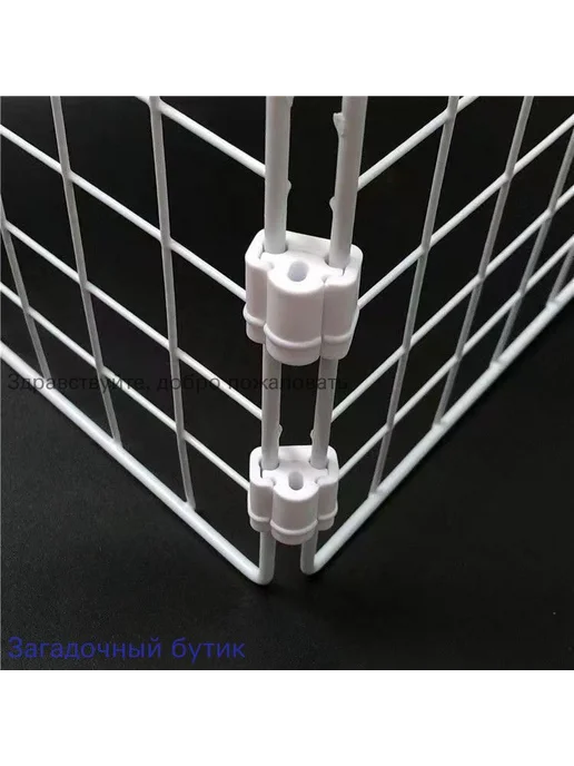 Пластиковые крепежные соединители для сетки вольера, 12 шт, 12 шт, фото 4