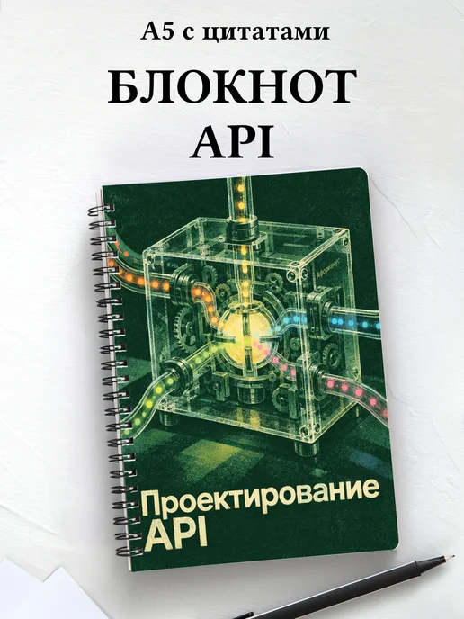 Блокнот Проектирование API с мотивирующими цитатами
