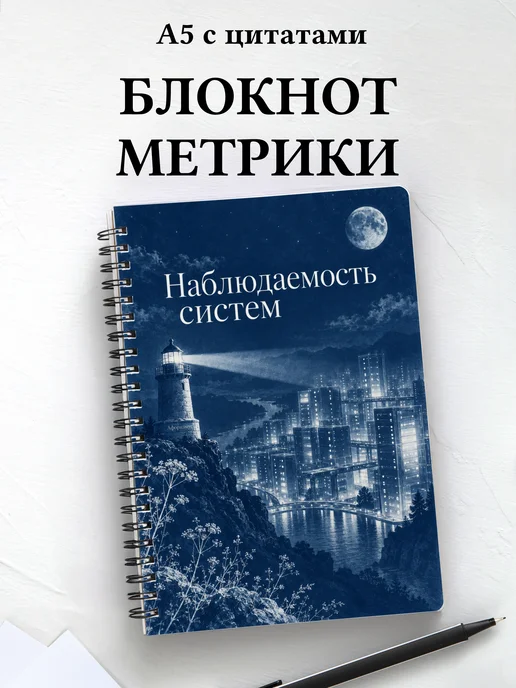 Блокнот Наблюдаемость систем с мотивирующими цитатами