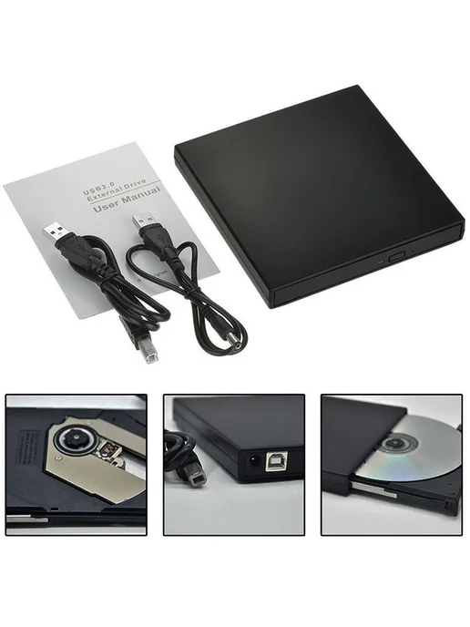 Внешний DVD привод USB 3.0 портативный, вариант, фото 8