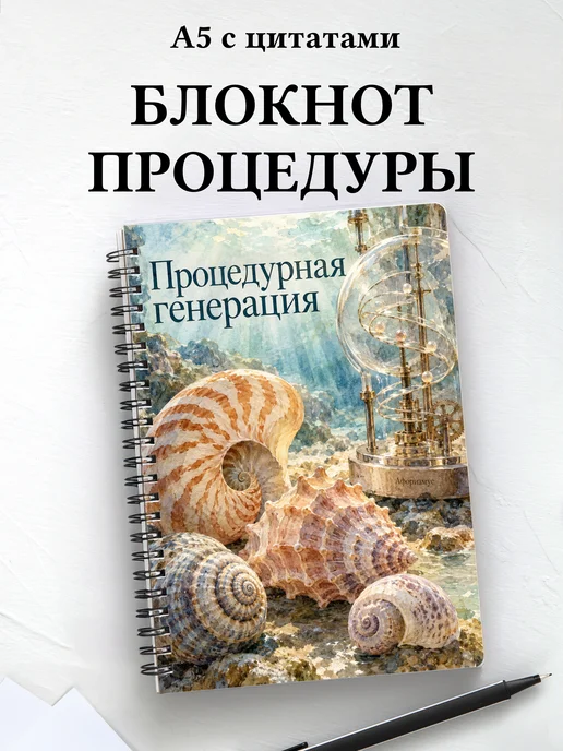 Блокнот Процедурная генерация с мотивирующими цитатами