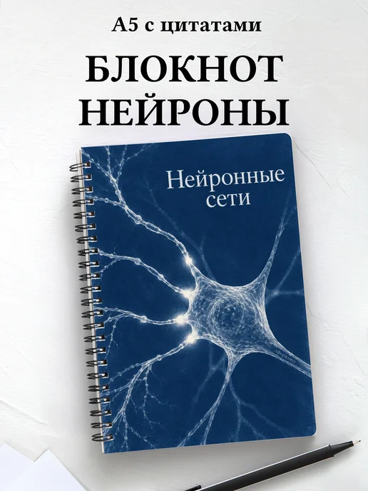 Блокнот Нейронные сети с мотивирующими цитатами
