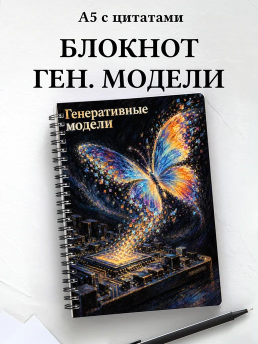 Блокнот Генеративные модели с мотивирующими цитатами