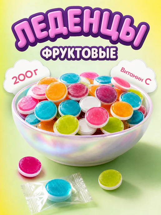 Конфеты китайские леденцы сосательные освежающие, 200 г, 200 г