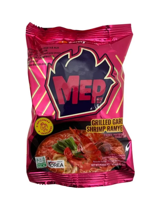 Суп рамен Samyang со вкусом чеснока и креветки, вариант, фото 4