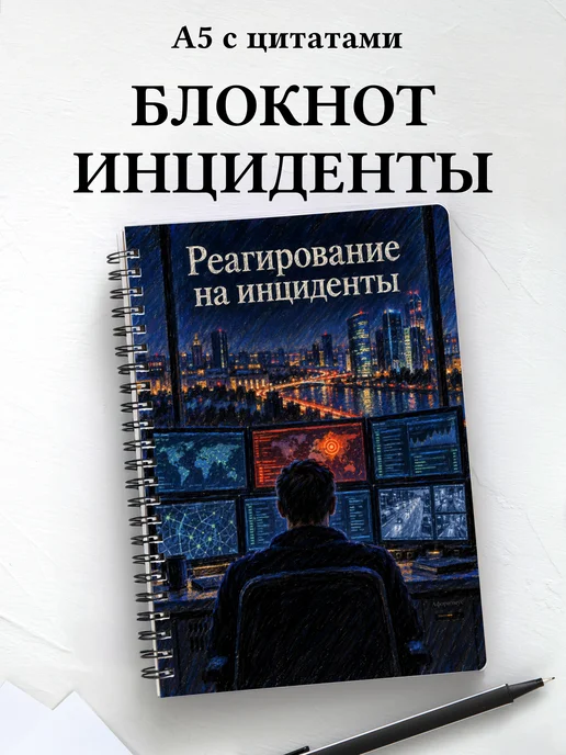 Блокнот Реагирование на инциденты с мотивирующими цитатами