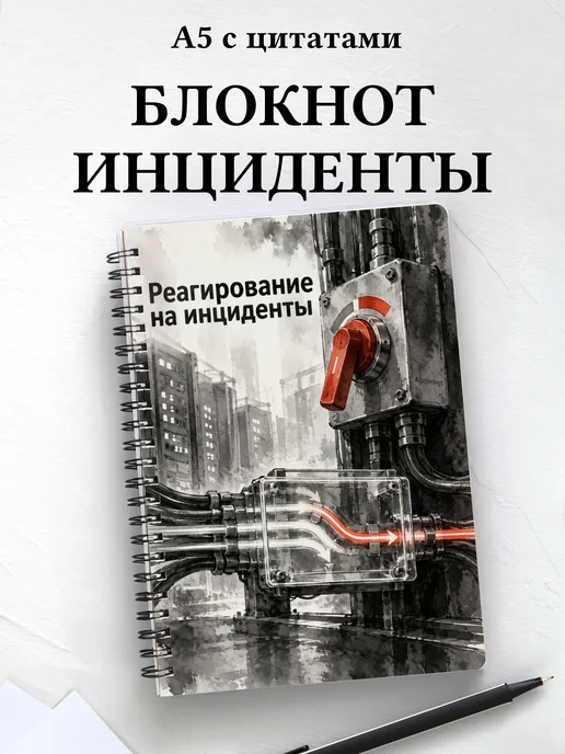 Блокнот Реагирование на инциденты с мотивирующими цитатами