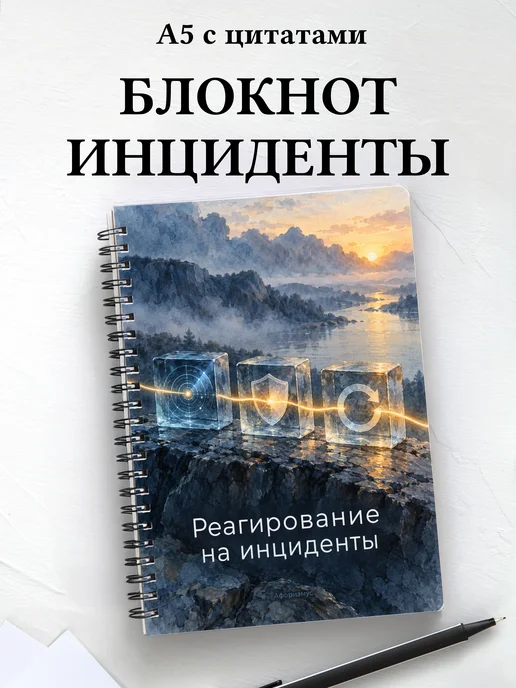 Блокнот Реагирование на инциденты с мотивирующими цитатами
