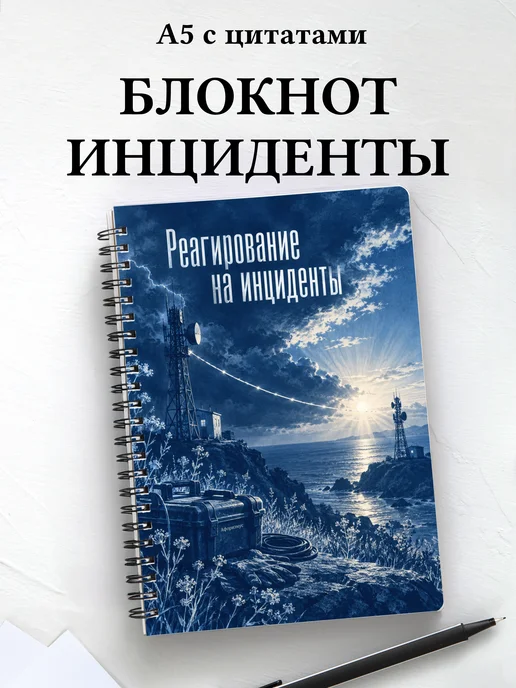 Блокнот Реагирование на инциденты с мотивирующими цитатами