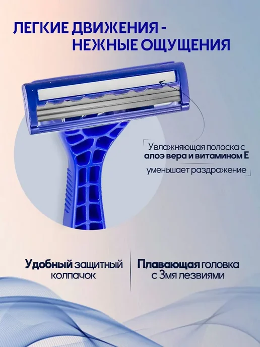 Одноразовый станок Бритва, вариант, фото 2
