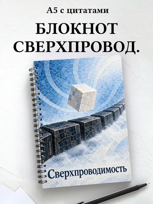 Блокнот Сверхпроводимость с мотивирующими цитатами