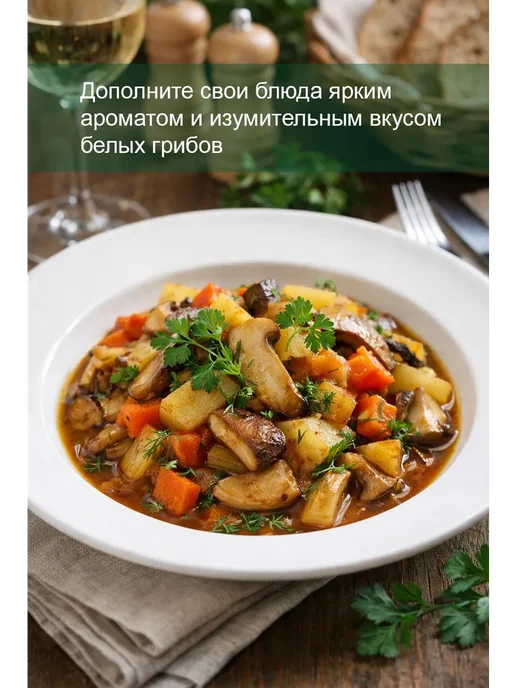 Грибы сушеные белые 50г, 50 г, фото 6