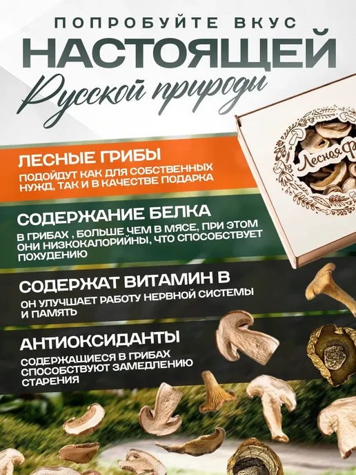 Грибы маслята сушеные 100г, 100 г, фото 3