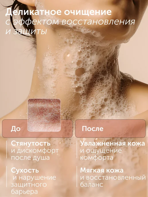 Гель для душа увлажняющий с натуральными эфирными маслами и, вариант, фото 2