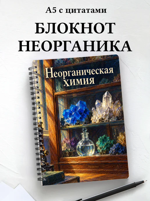 Блокнот Неорганическая химия с мотивирующими цитатами