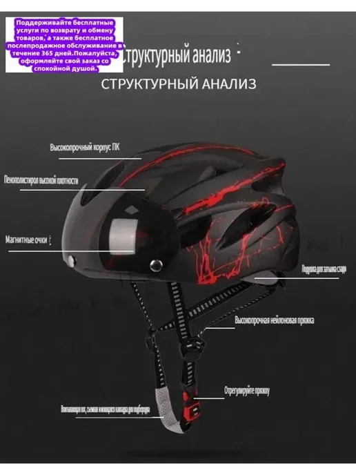Альпинистская каска, регулируемая (54–62 см), вариант, фото 2