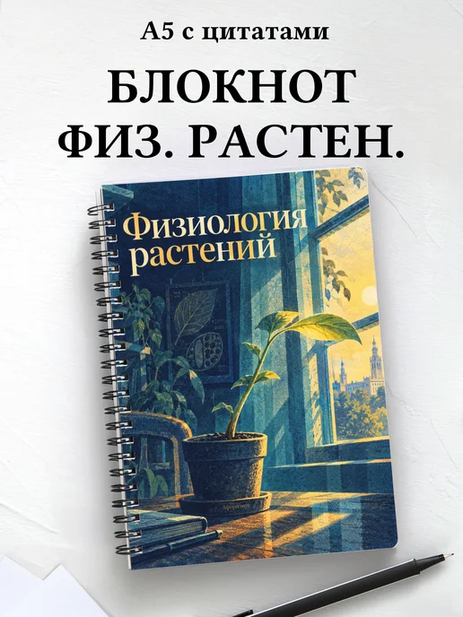 Блокнот Физиология растений с мотивирующими цитатами
