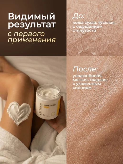 Питательный увлажняющий крем-баттер для тела с ароматом манг…, вариант, фото 2