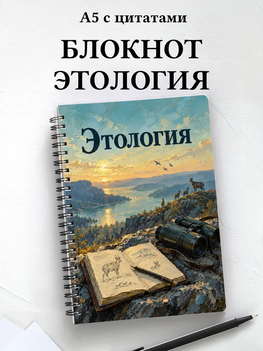 Блокнот Этология с мотивирующими цитатами