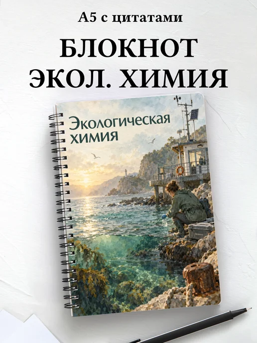 Блокнот Экологическая химия с мотивирующими цитатами