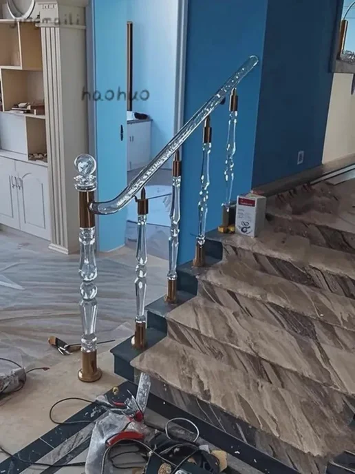 Поручни для лестницы, акриловые столбики, комплект из 2 шт, 2 шт, фото 4