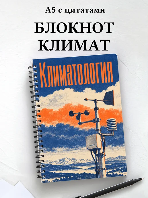 Блокнот Климатология с мотивирующими цитатами