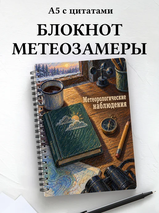 Блокнот Метеорологические наблюдения