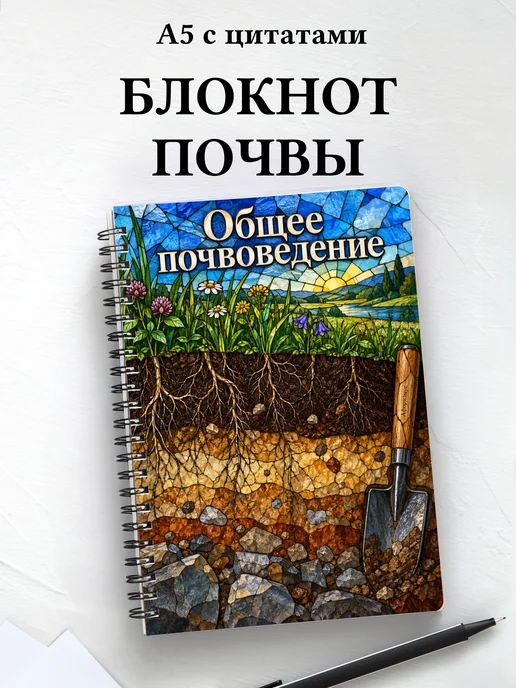 Блокнот Общее почвоведение с мотивирующими цитатами