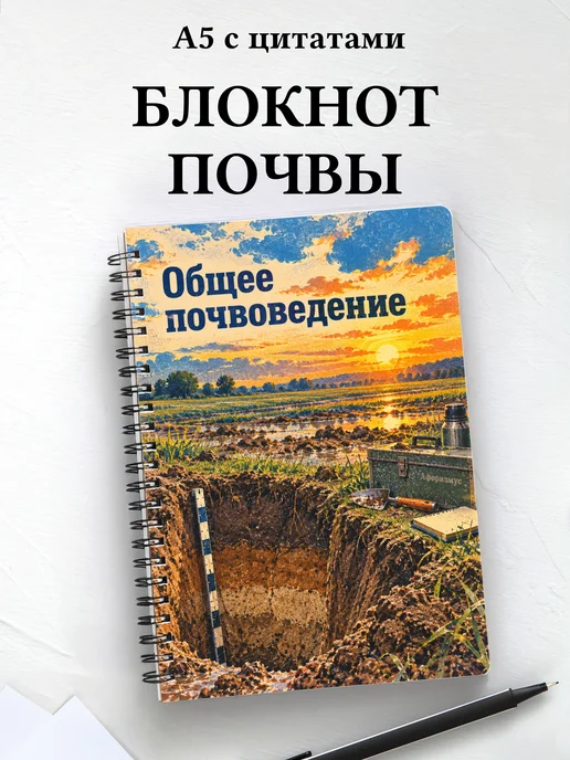 Блокнот Общее почвоведение с мотивирующими цитатами