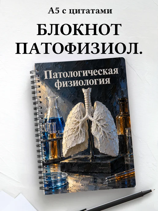 Блокнот Патологическая физиология с мотивирующими цитатами
