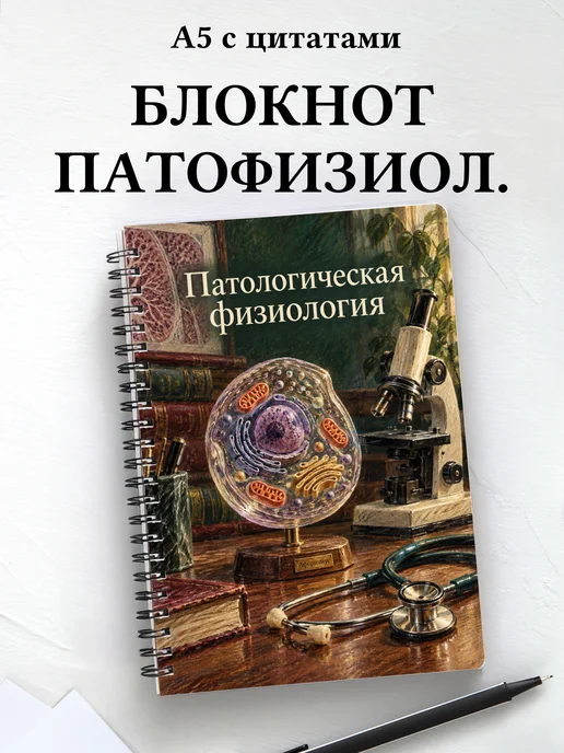 Блокнот Патологическая физиология с мотивирующими цитатами