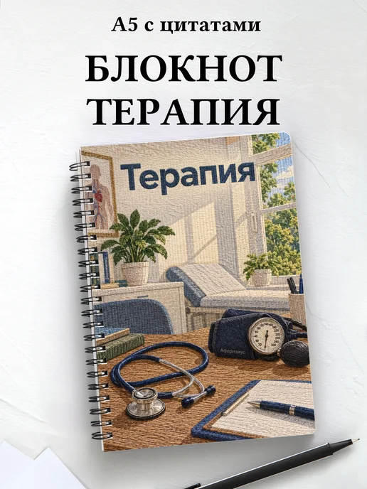 Блокнот Терапия с мотивирующими цитатами