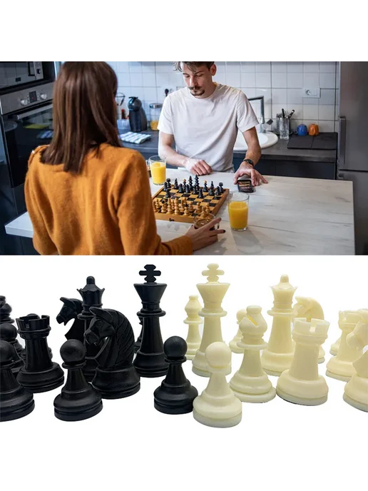 32pcs резиновые шахматы для международных турниров, мода, 32 шт, фото 6