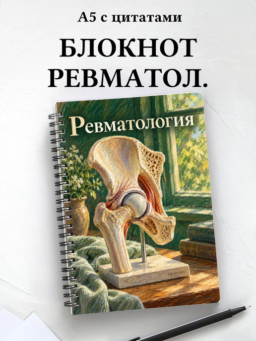 Блокнот Ревматология с мотивирующими цитатами
