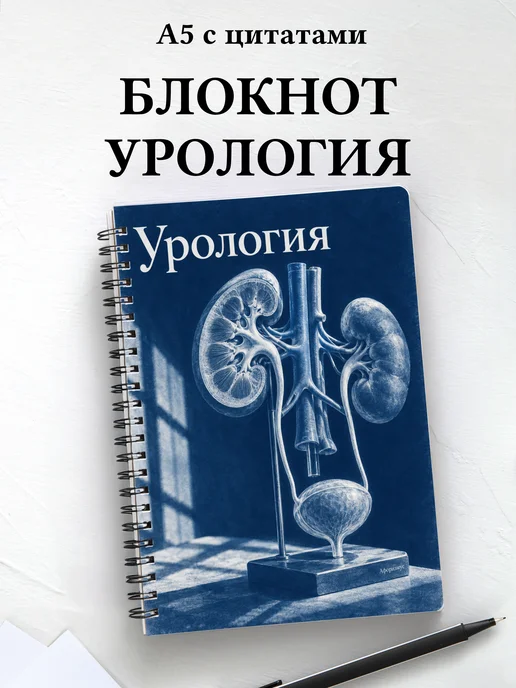 Блокнот Урология с мотивирующими цитатами