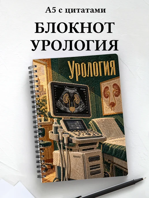 Блокнот Урология с мотивирующими цитатами
