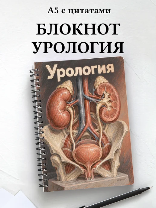 Блокнот Урология с мотивирующими цитатами