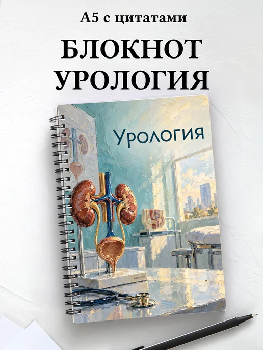 Блокнот Урология с мотивирующими цитатами