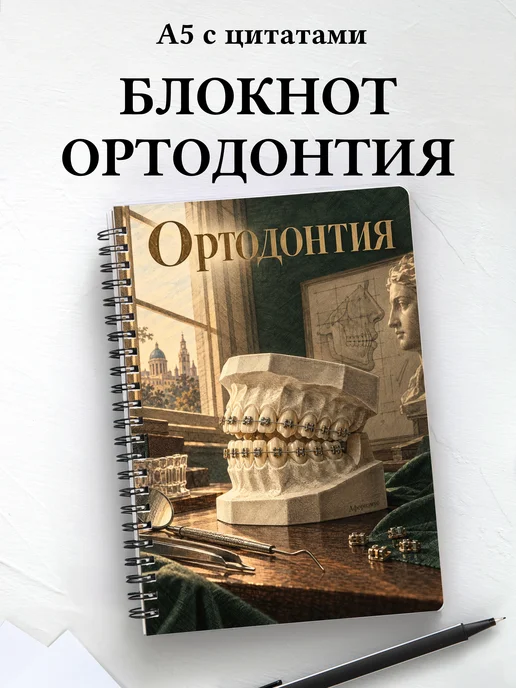 Блокнот Ортодонтия с мотивирующими цитатами