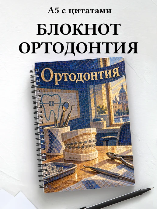 Блокнот Ортодонтия с мотивирующими цитатами
