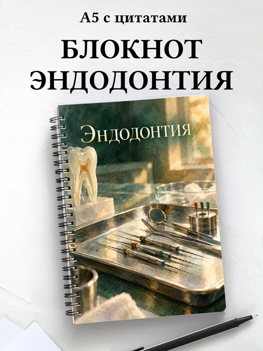 Блокнот Эндодонтия с мотивирующими цитатами
