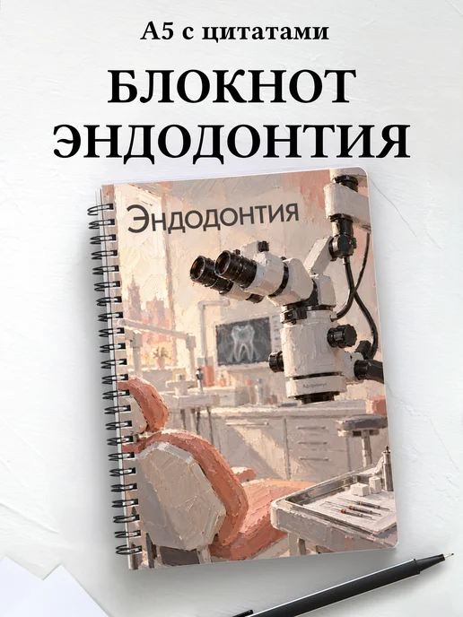 Блокнот Эндодонтия с мотивирующими цитатами
