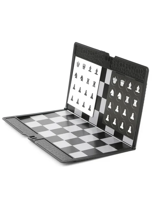 Игровой комплект шахматы шашки магнитные, вариант, фото 7